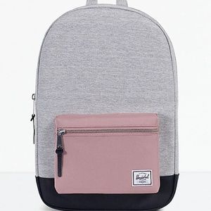 NWT Herschel grey pink backpack